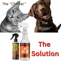 Chewing/Digging Prevention; Bad Dog Bundle Inside/Outside - Pet Training Aids