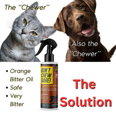 Don't Chew Dare! Pet Chewing Prevention, 8oz Trigger Spray, Twin Pack