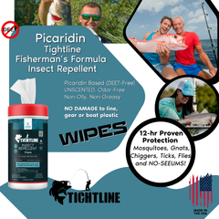 Tightline Picaridin Insect Repellent Wipes