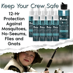 Tightline Picaridin Insect Repellent Spray, 1oz Case + Refill Bundle