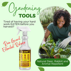 R.A.D.; Rabbit Animal Deer Repellent 32oz Spray - Animal Repellent