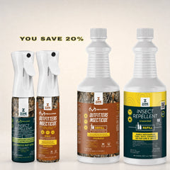 Total Tick Prevention System | Insect Repellent (for skin) + Insecticide (for gear)