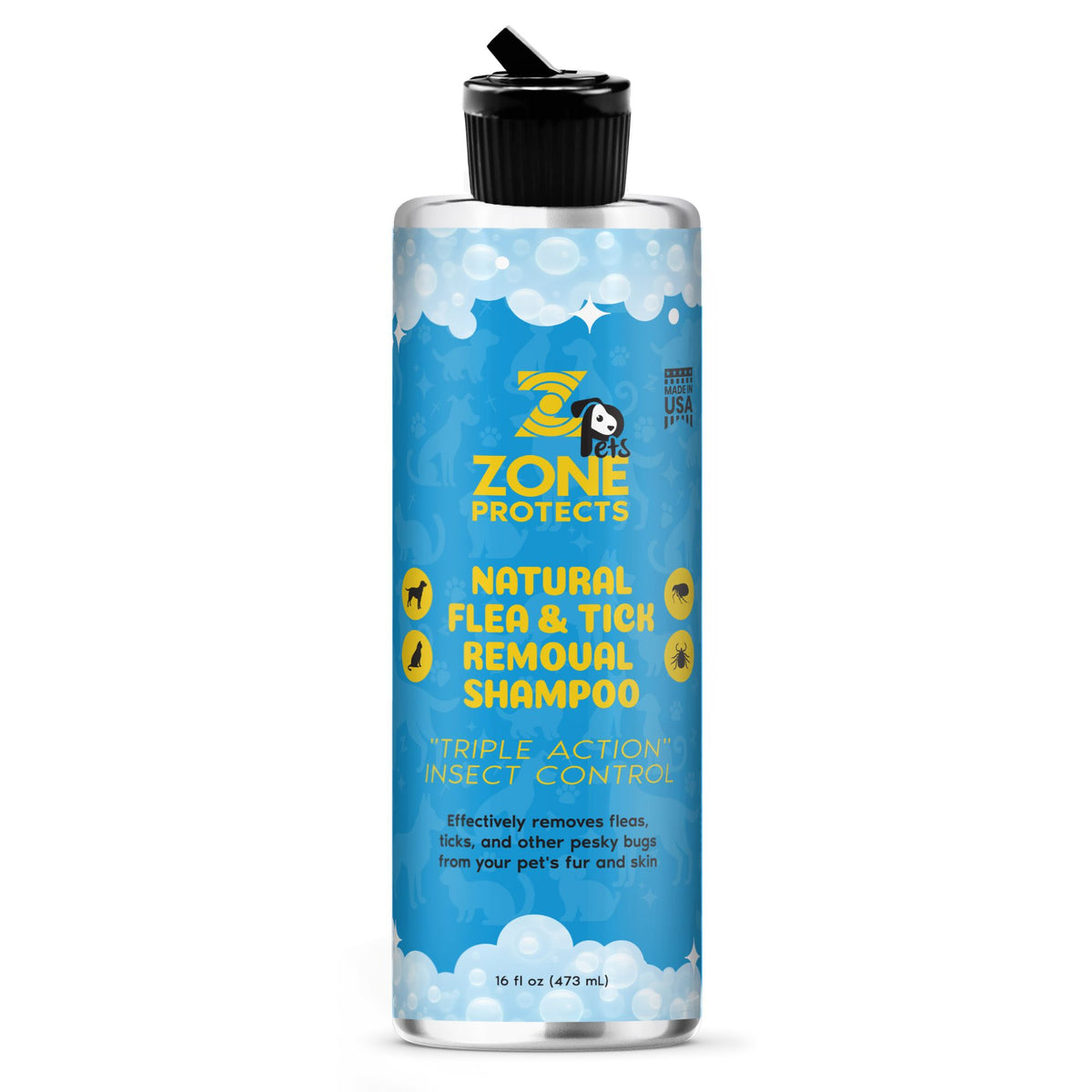 Natural Flea & Tick Removal Shampoo - Citrus Scented
