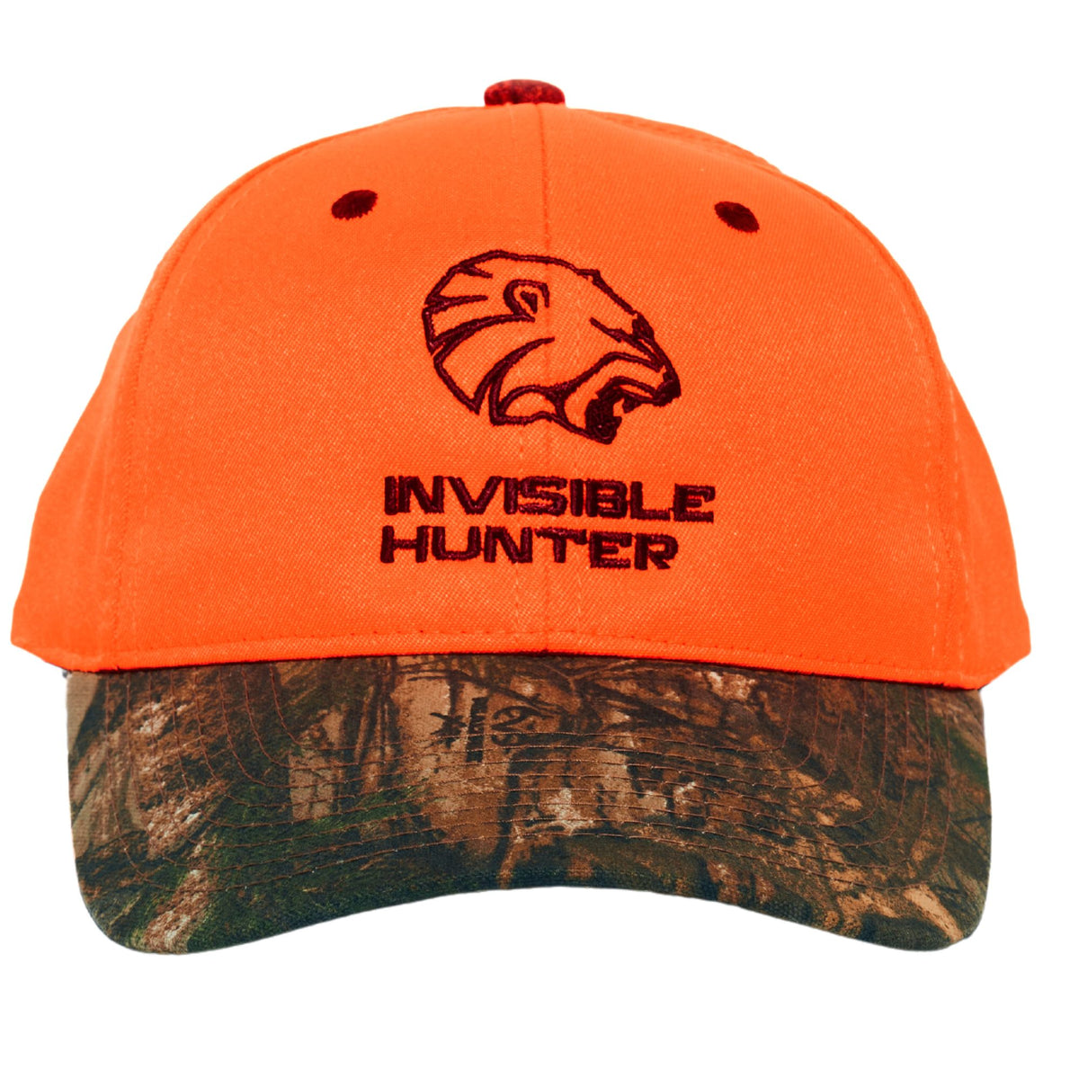 Invisible Hunter Realtree Blaze Orange 100% Fabric Hat