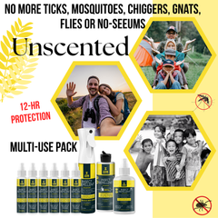 Unscented Insect Repellents Multi-Use Pack
