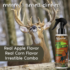Deer Sugar Attractant; Realtree Fatal Attraction Apple Corn Flavor
