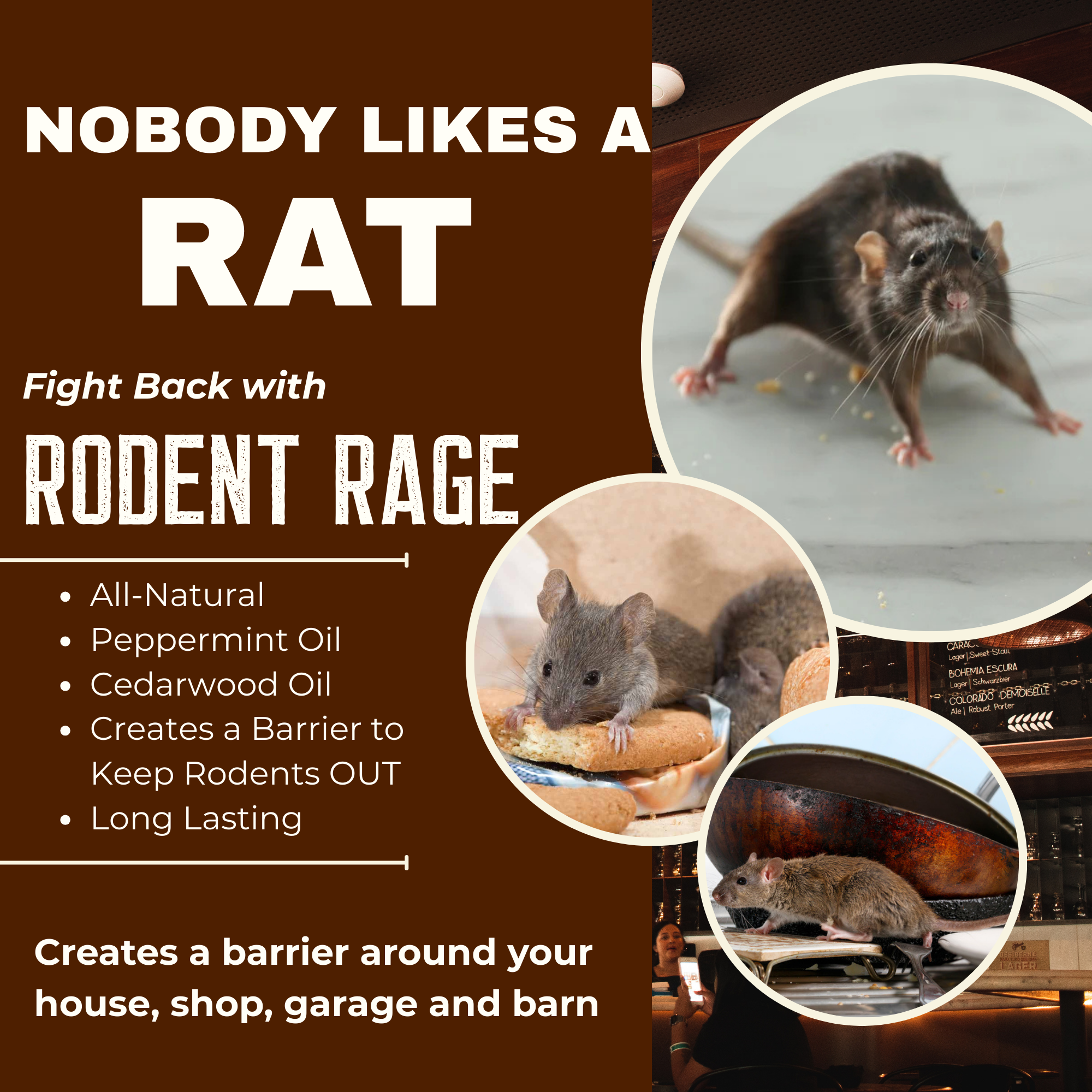 Rodent Rage Mouse and Rat Repellent