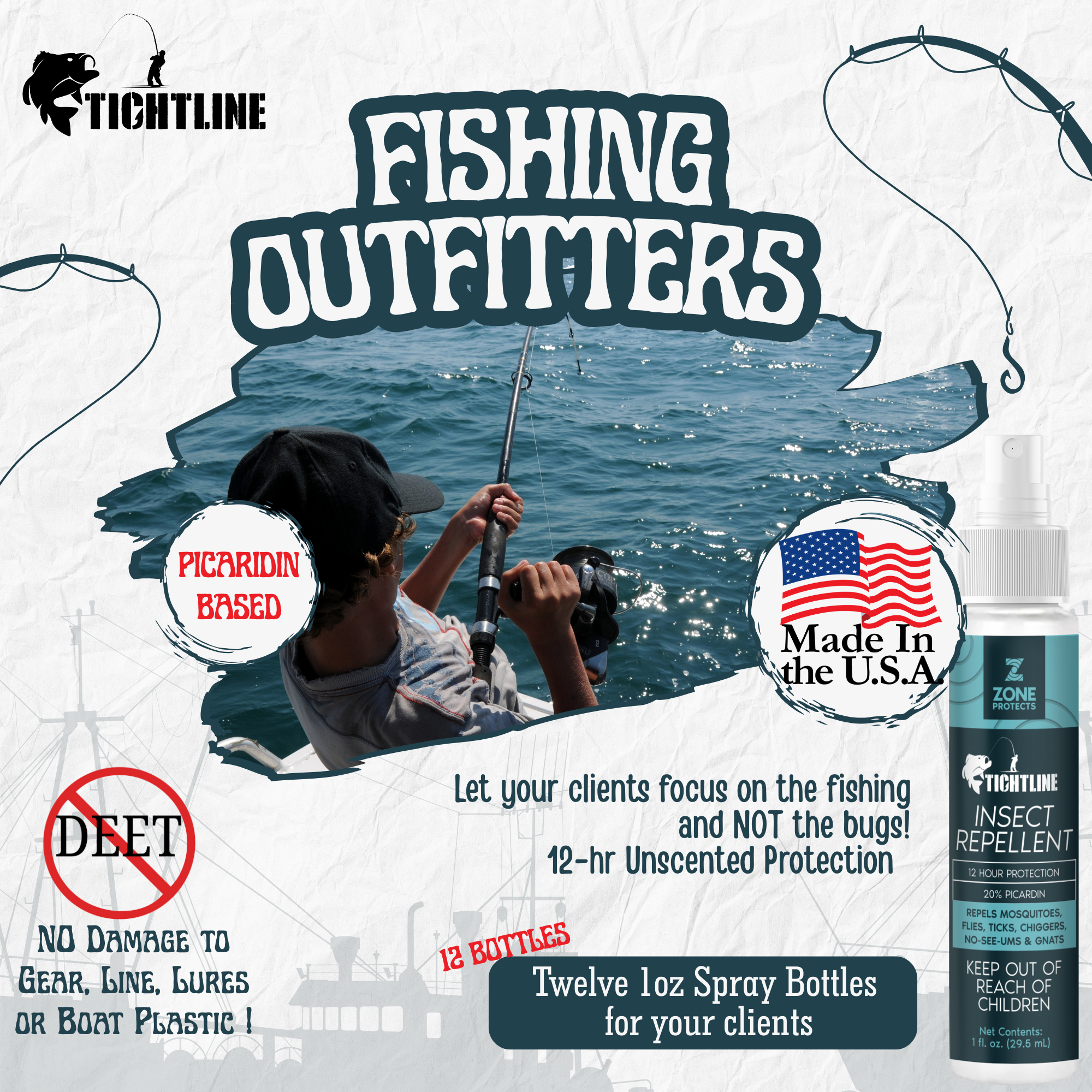 Tightline Fisherman's Insect Repellent Master Case