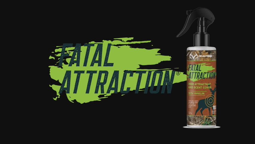 Deer Sugar; Realtree Fatal Attraction Vanillin Deer Attractant & Scent Cover