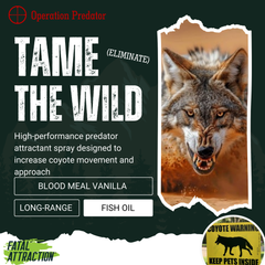 Predator Pest Bundle; Attract Hogs, Coyotes; Repel Bugs